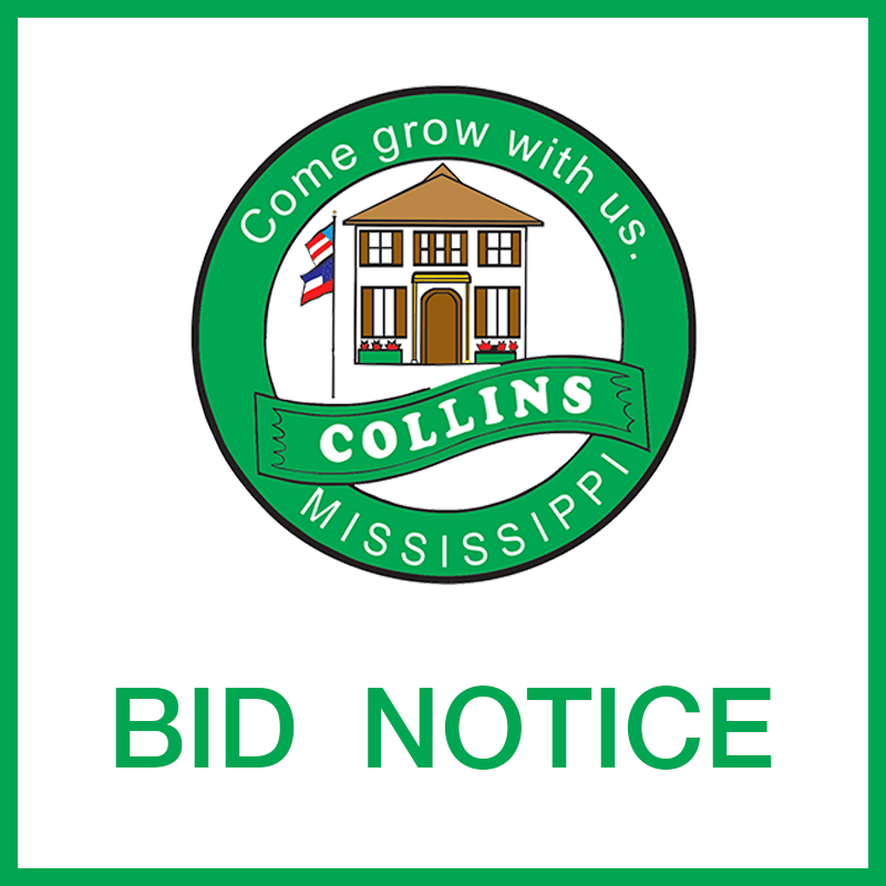 Bid Notice Annual Supplies City of Collins City of Collins