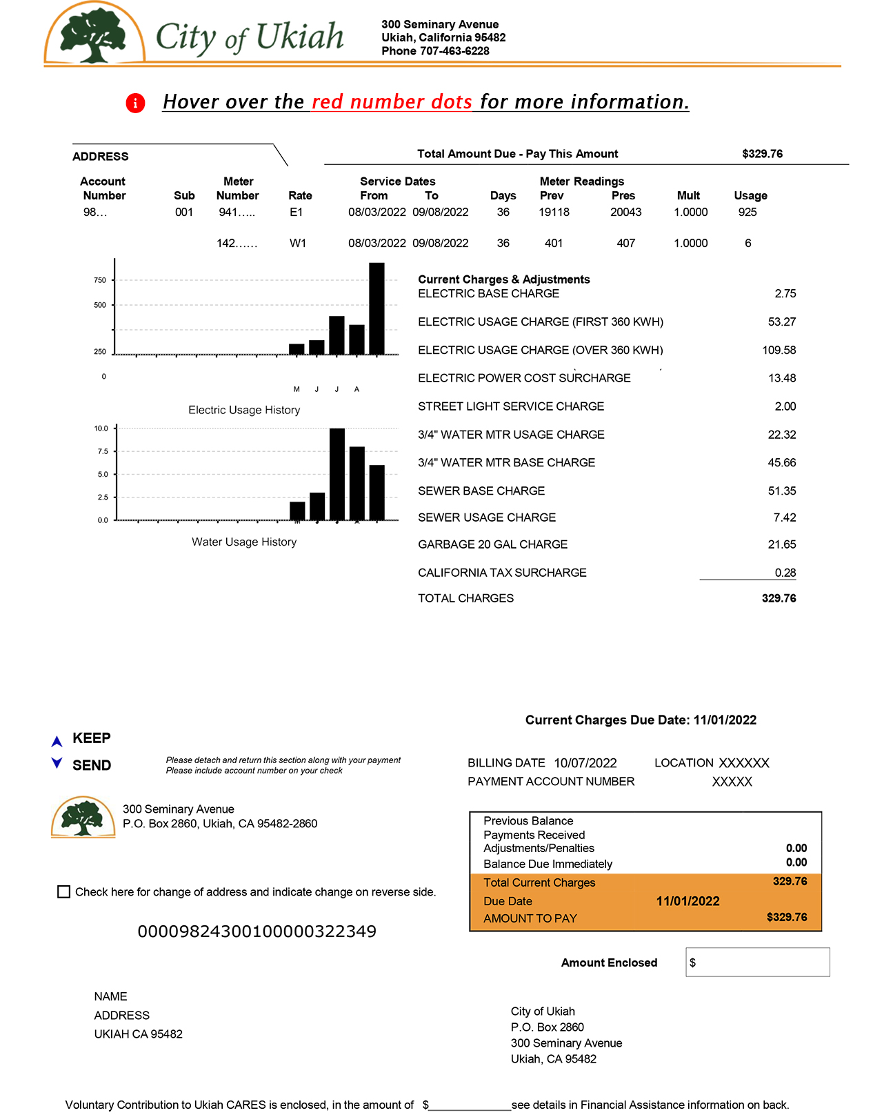 Utility Services & Billing City of Ukiah, CA