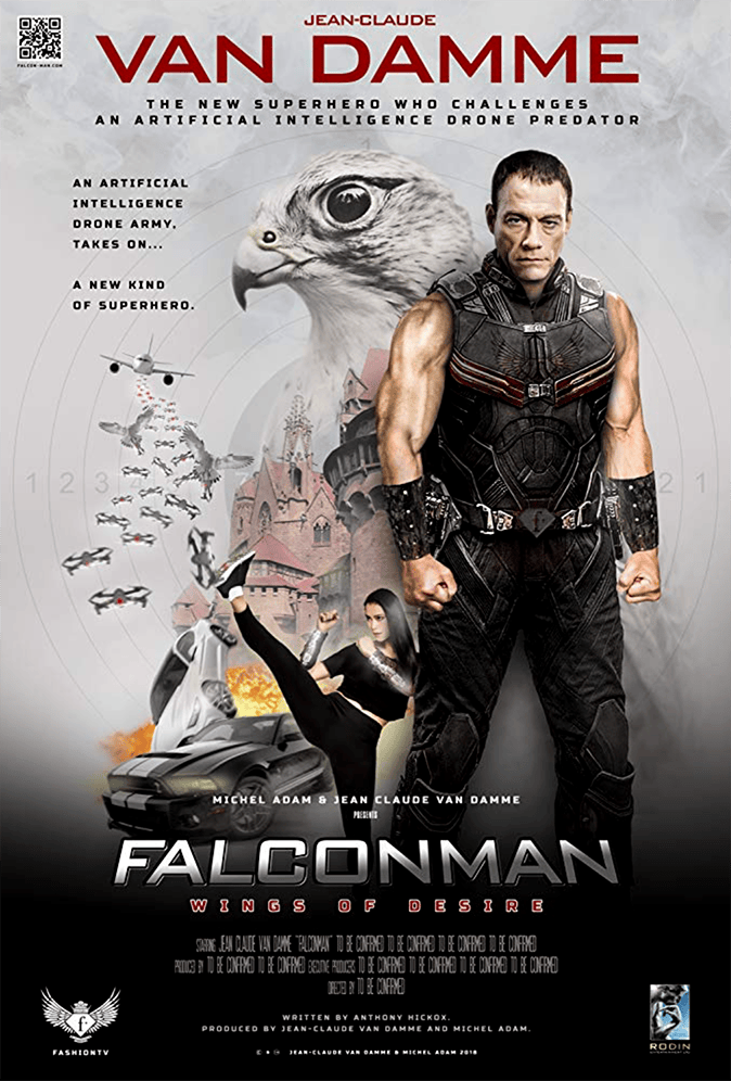 Van Damme adds ‘Falconman’ to his indevelopment film list
