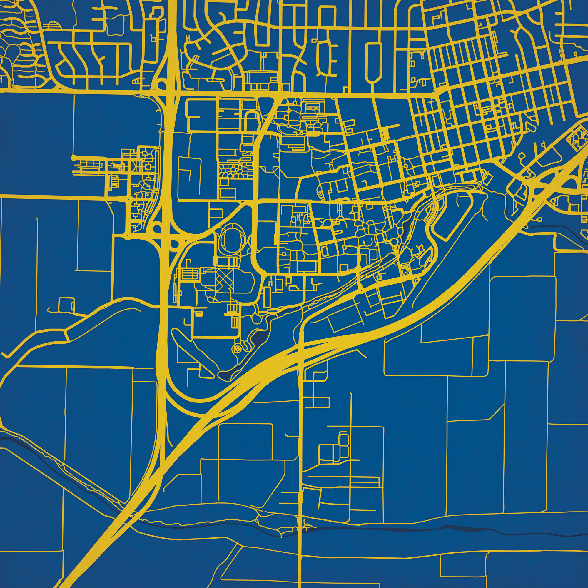 California Map Uc Davis University of California, Davis Campus Map Art City Prints