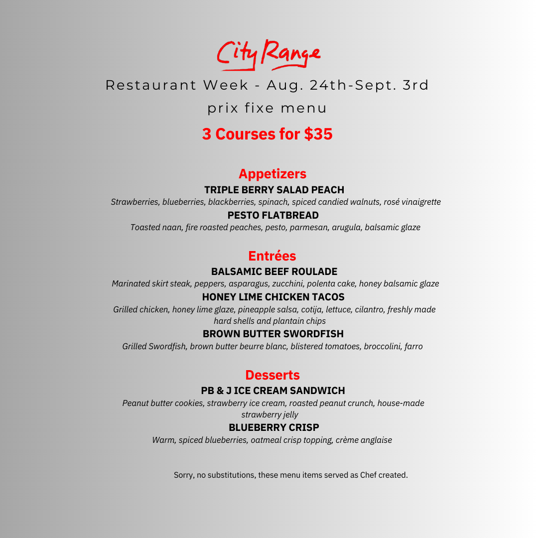 CityRange Steakhouse Grill Greenville & Spartanburg