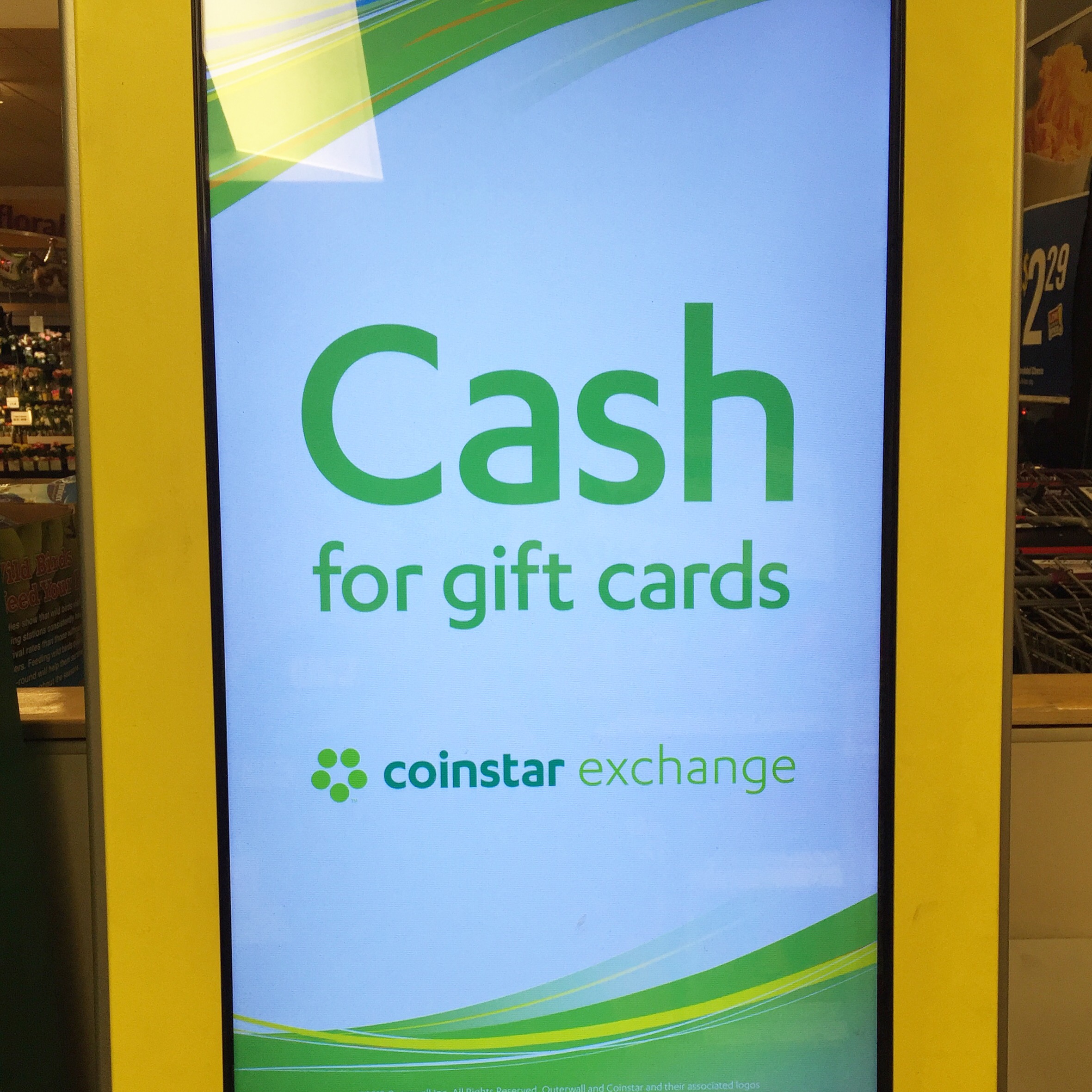 coinstar, holiday, gift, cash