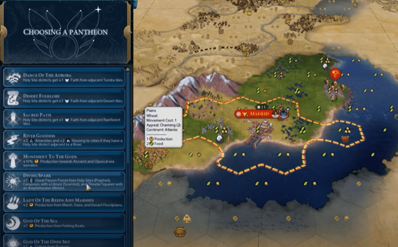 Civ 6 Best Pantheon to Start a Conquest With Civ Fandom