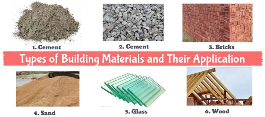 Types Of Building Materials & Their Applications Civiconcepts
