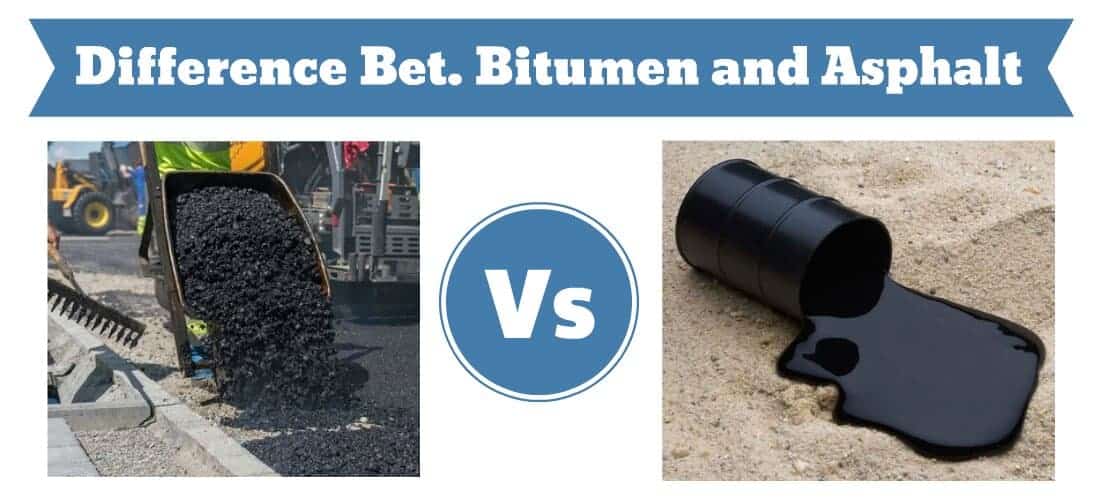 Difference Between Bitumen And Asphalt Civiconcepts