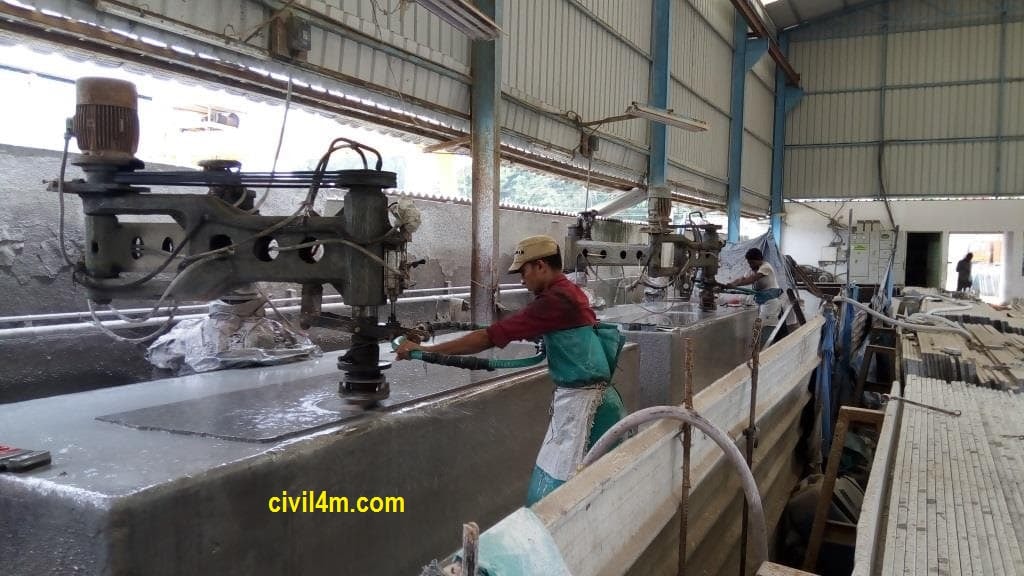 How Granite slabs are made Inside of Granite Factory Civil4M