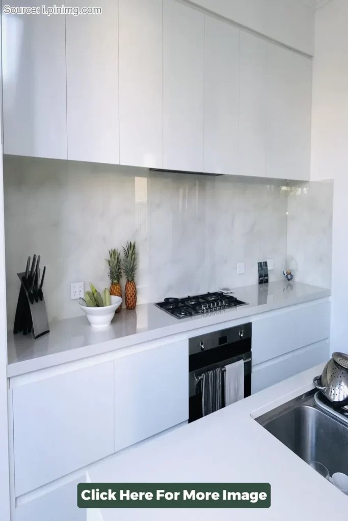 Best 40 White Kitchen Splashback Ideas