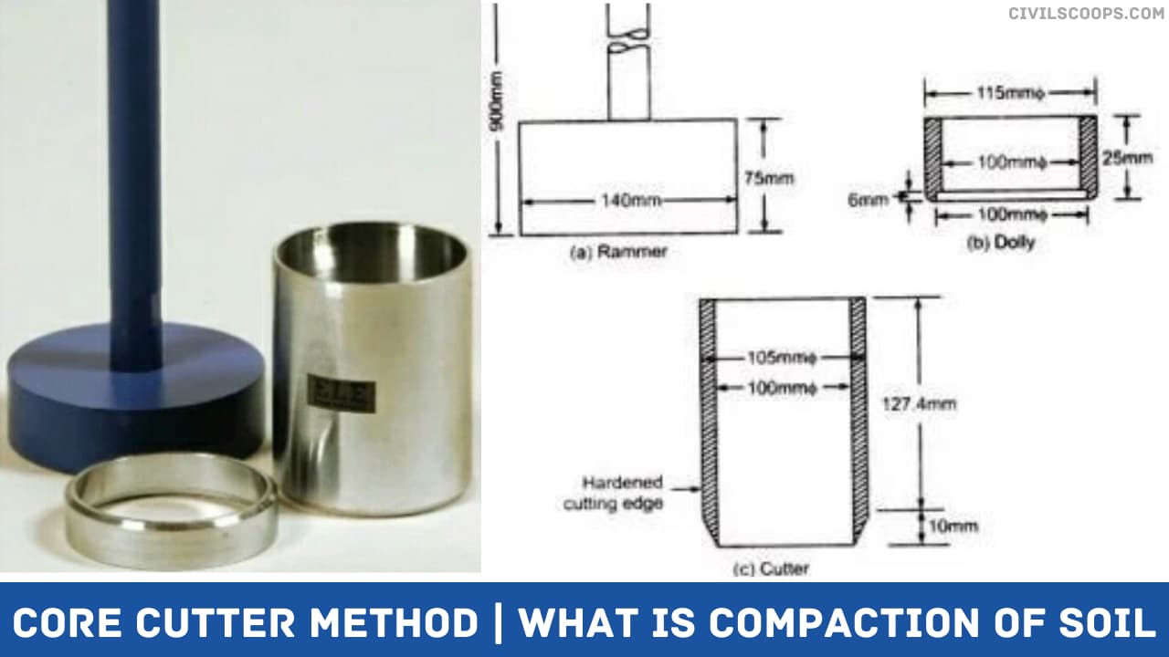 Core Cutter Method What is Compaction of Soil Civil Scoops