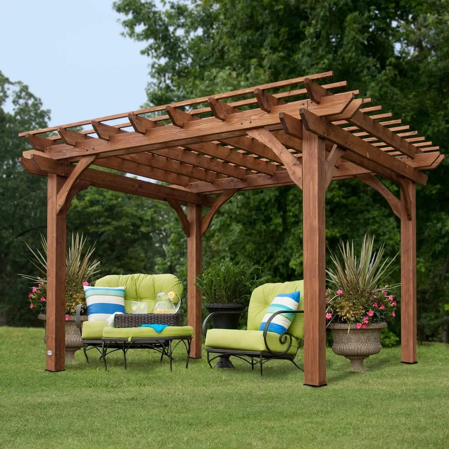 What is good size for a pergola Civil Sir