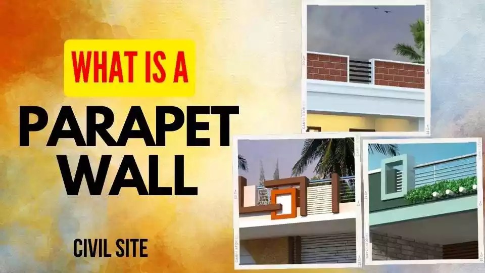 What is A Parapet Wall 25+ Parapet Types and Uses Civil Site