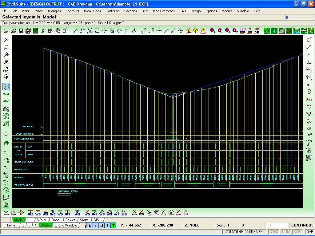 Civil Suite Engineering Design Software Roads Module Gallery
