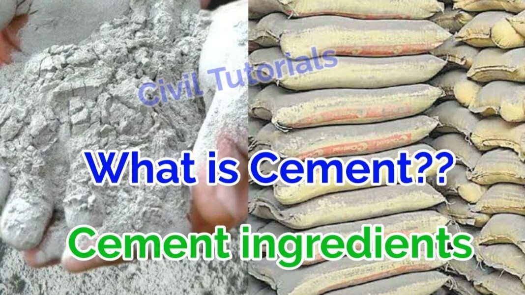 What is cement made of, Type and Cement ingredients Civil Tutorials