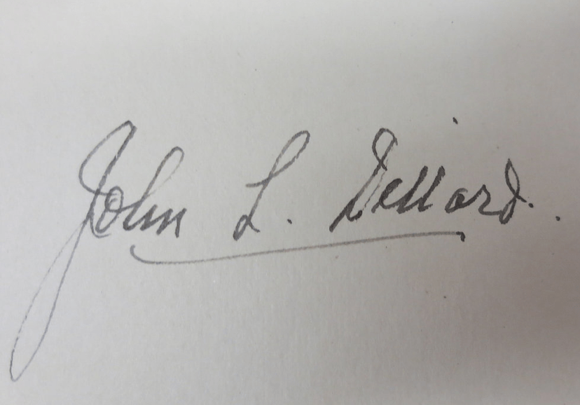 Maj. Gen. J.A. Lejeune Letter and Book Battleground Antiques