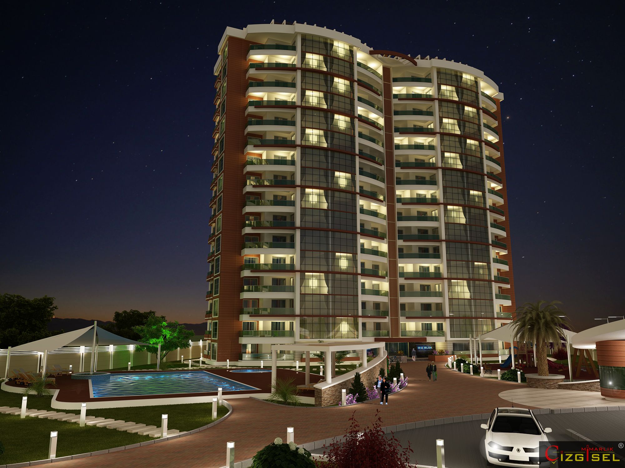 Golden Towers Çizgisel Mimarlik