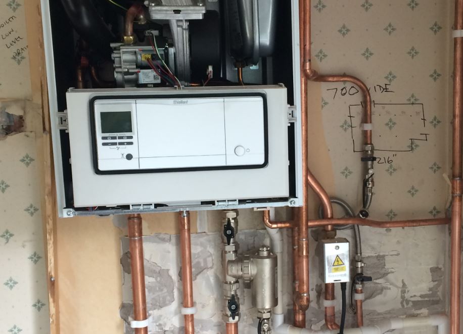 Gas heating installation CJ Heating and Gas Specialist