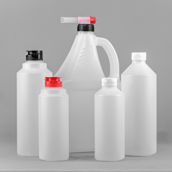 Plastic sauce bottles