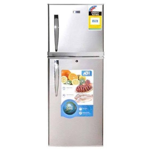 ADH 175 Litres Top Freezer Double Door Refrigerator Silver Crown