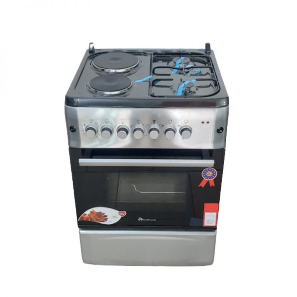 blue flame 2plates electric +2burners gas electric oven{ 60x60cm