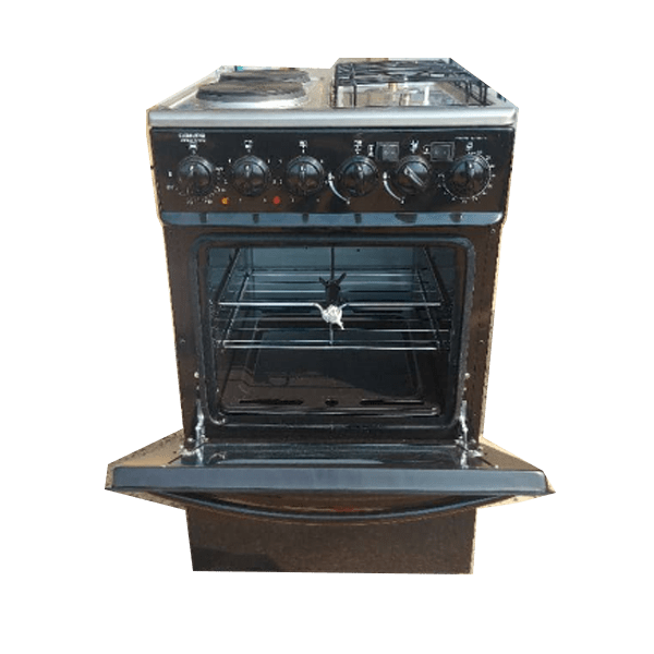 Globalstar Cooker General Two Gas + Two Electric Oven Black Crown