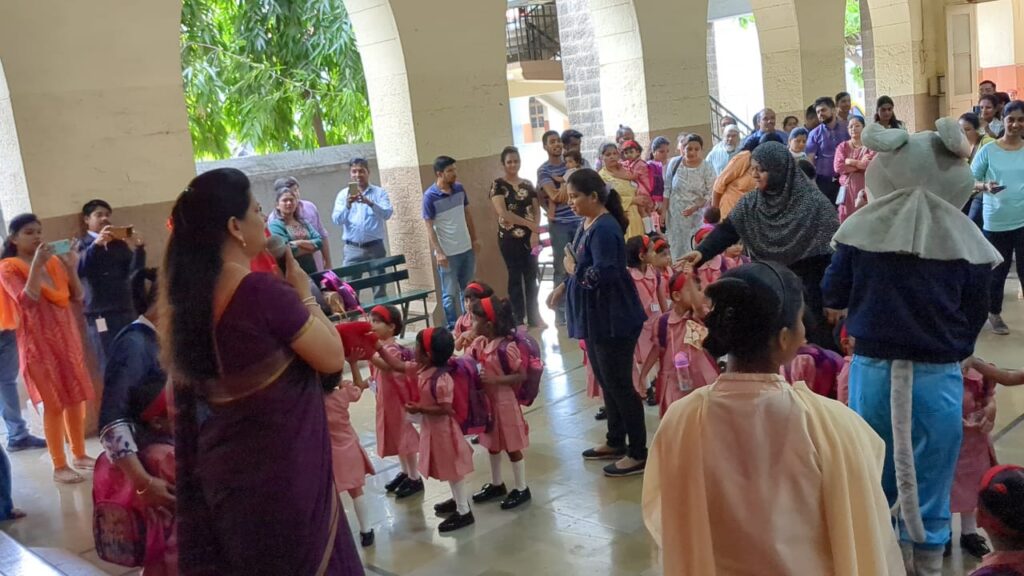 1st Day of L.K.G & U.K.G. St. Anne’s School