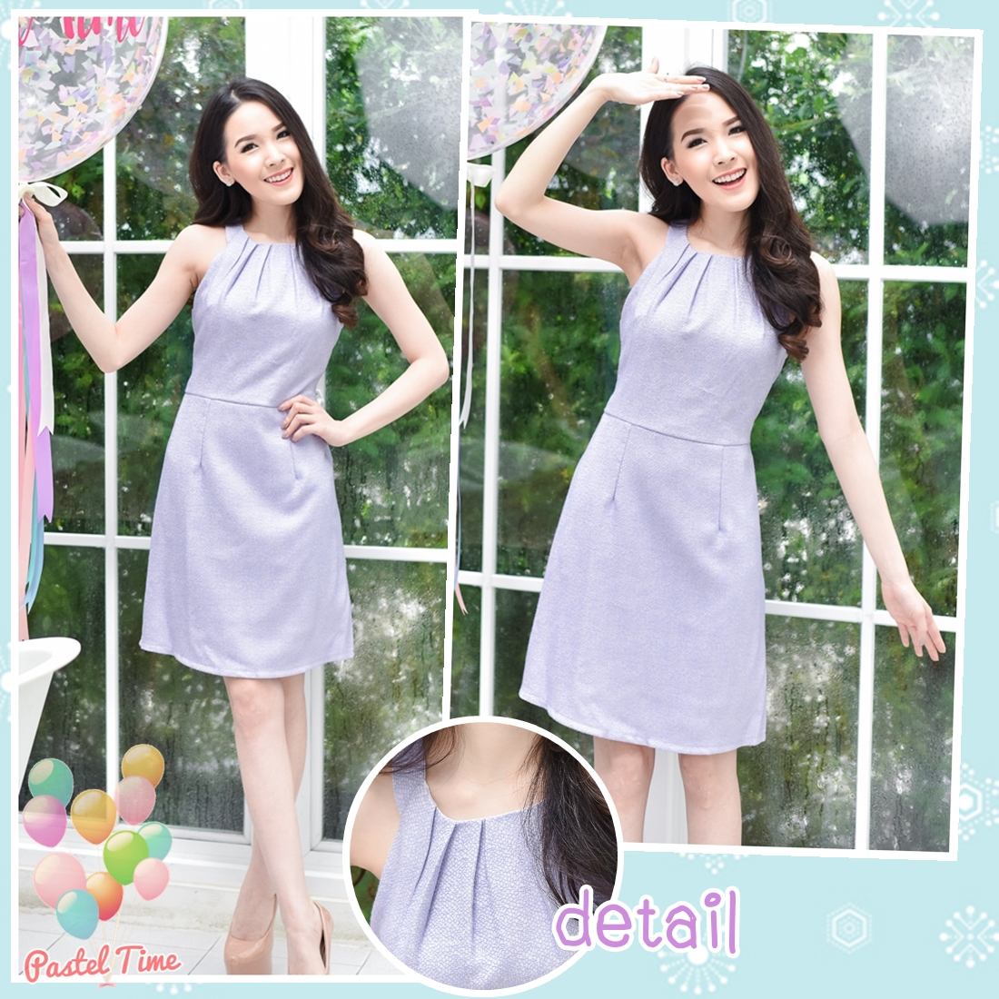 Pastel Violet Vest Dress Pastel Time Inspired by