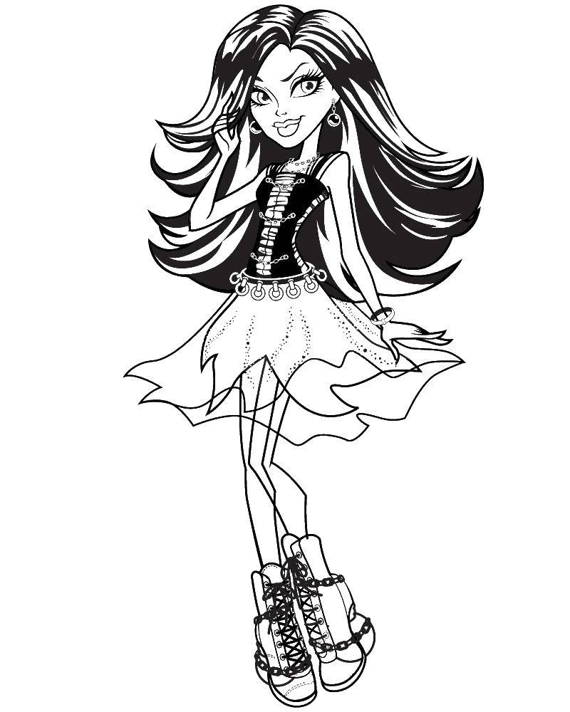 Online coloring pages Coloring page Operetta Monster high, Download