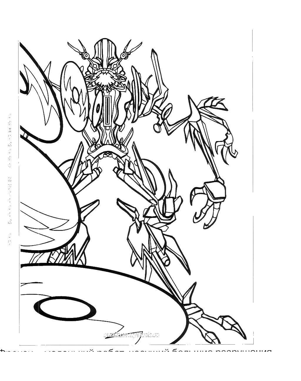 Online coloring pages Coloring page Robot robots, Download print