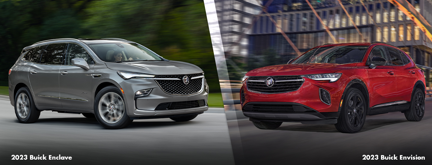 2023 Buick Enclave vs. Buick Envision Comparison