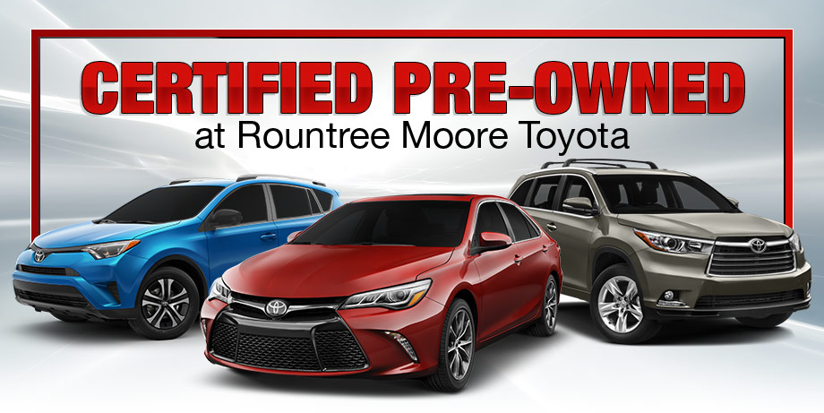 Certified PreOwned Inventory At Rountree Moore Toyota in Lake City, FL