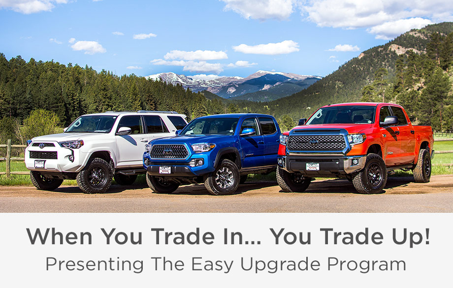 Toyota Easy Upgrade Program in Denver Mountain States Toyota