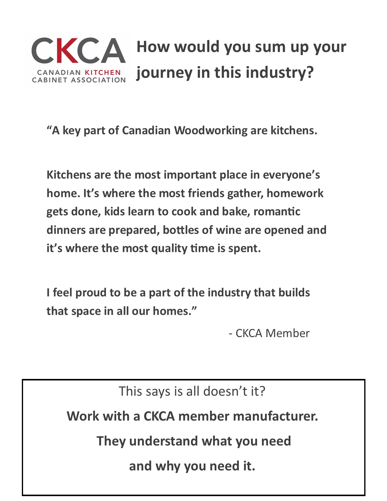 Careers Canadian Kitchen Association