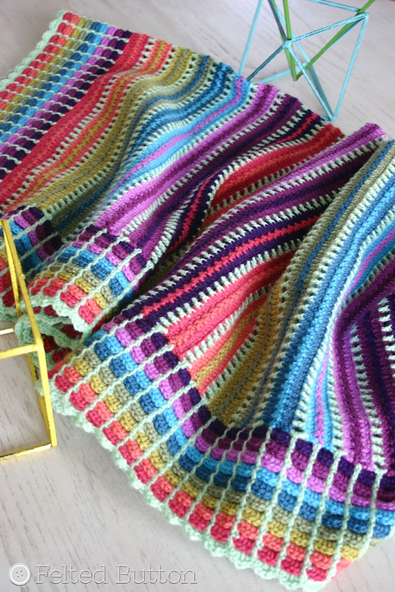 Skittles Blanket Crochet