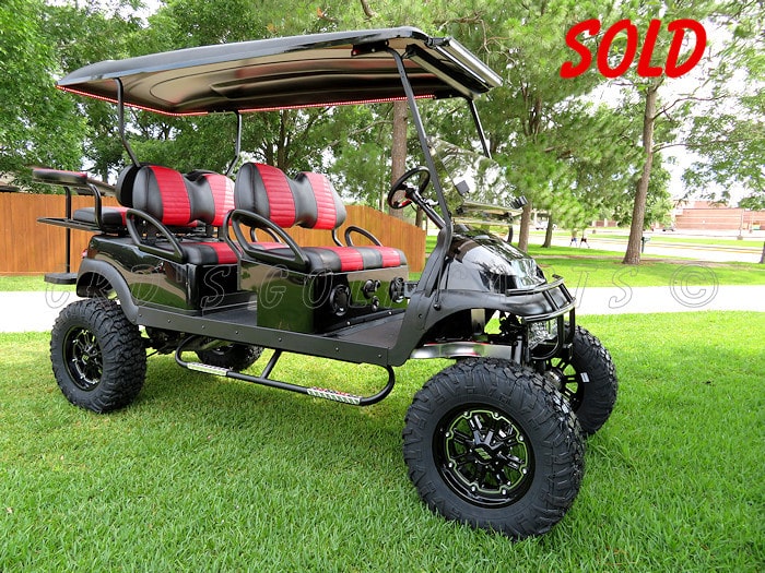 Custom 2014 Club Car Precedent 'Monster' Gas Powered SixPassenger Limo