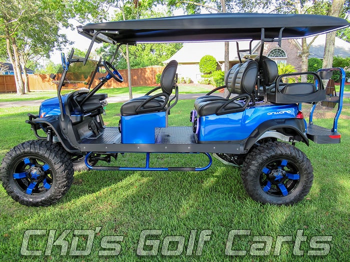 Custom 2019 Club Car Onward 'Monster' Gas Powered Six-Passenger - CKD's