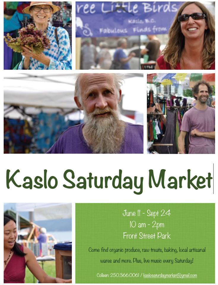 August 7, 2021 CKISS will be at the Kaslo Farmers Market CKISS