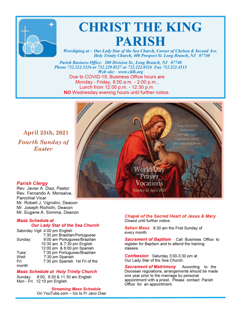 Bulletins CHRIST THE KING PARISH