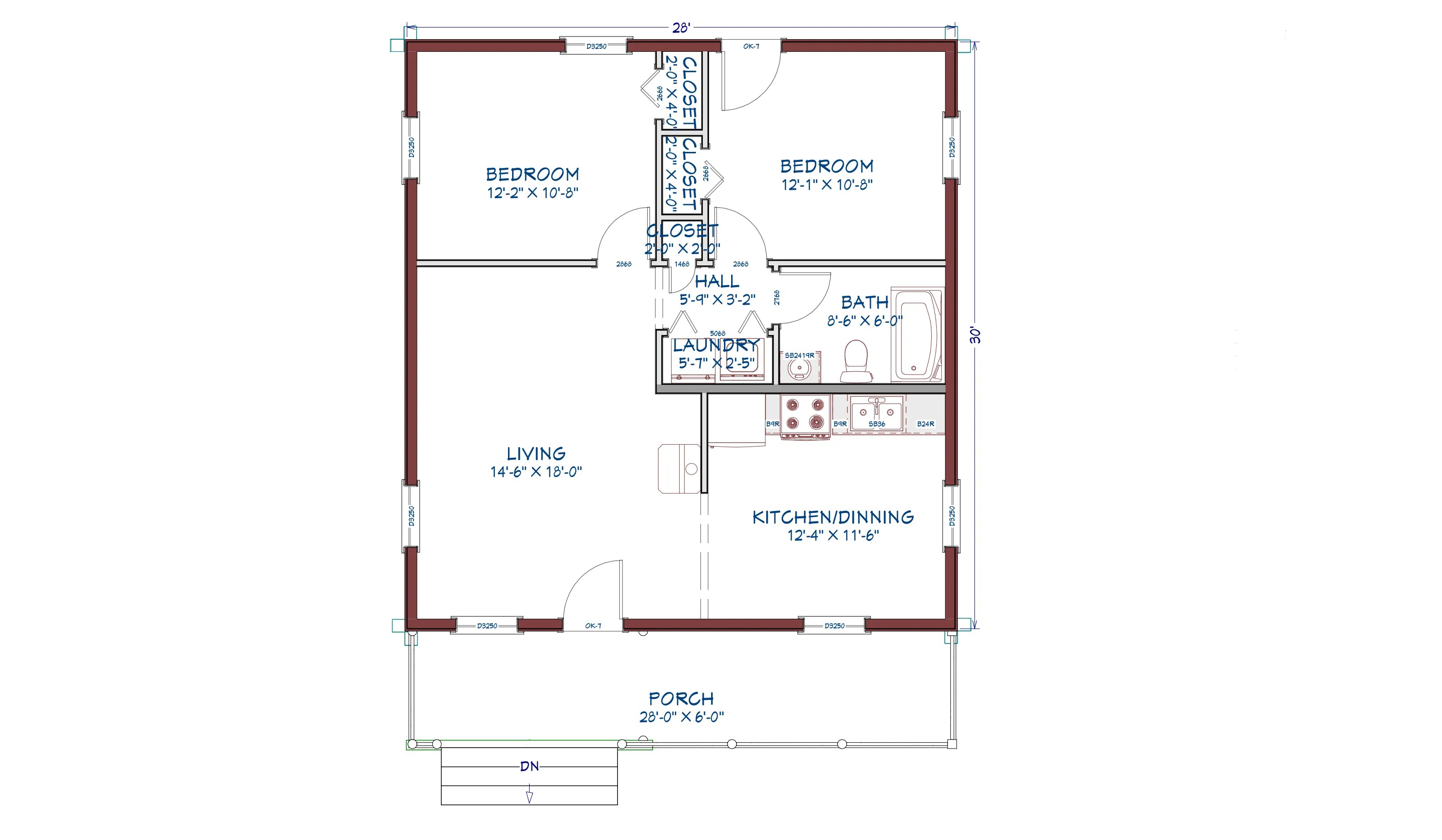 Hawkeye Lean To's and Log Camp Floor Plans Cedar Knoll Log Homes