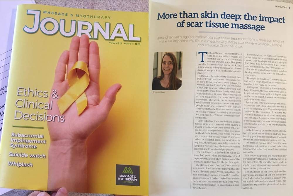 More Than Skin Deep The impact of Scar Tissue Massage CK Massage Training