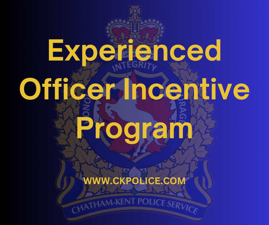 RecruitingExperienced Officer ChathamKent Police Service