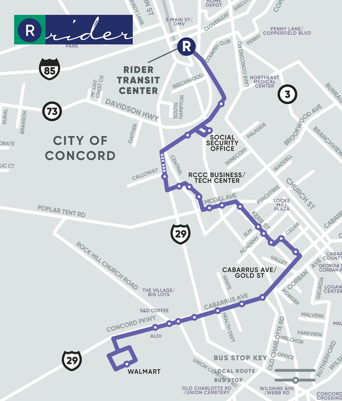 Concord Riders Check Out Our Purple Route Rider Transit