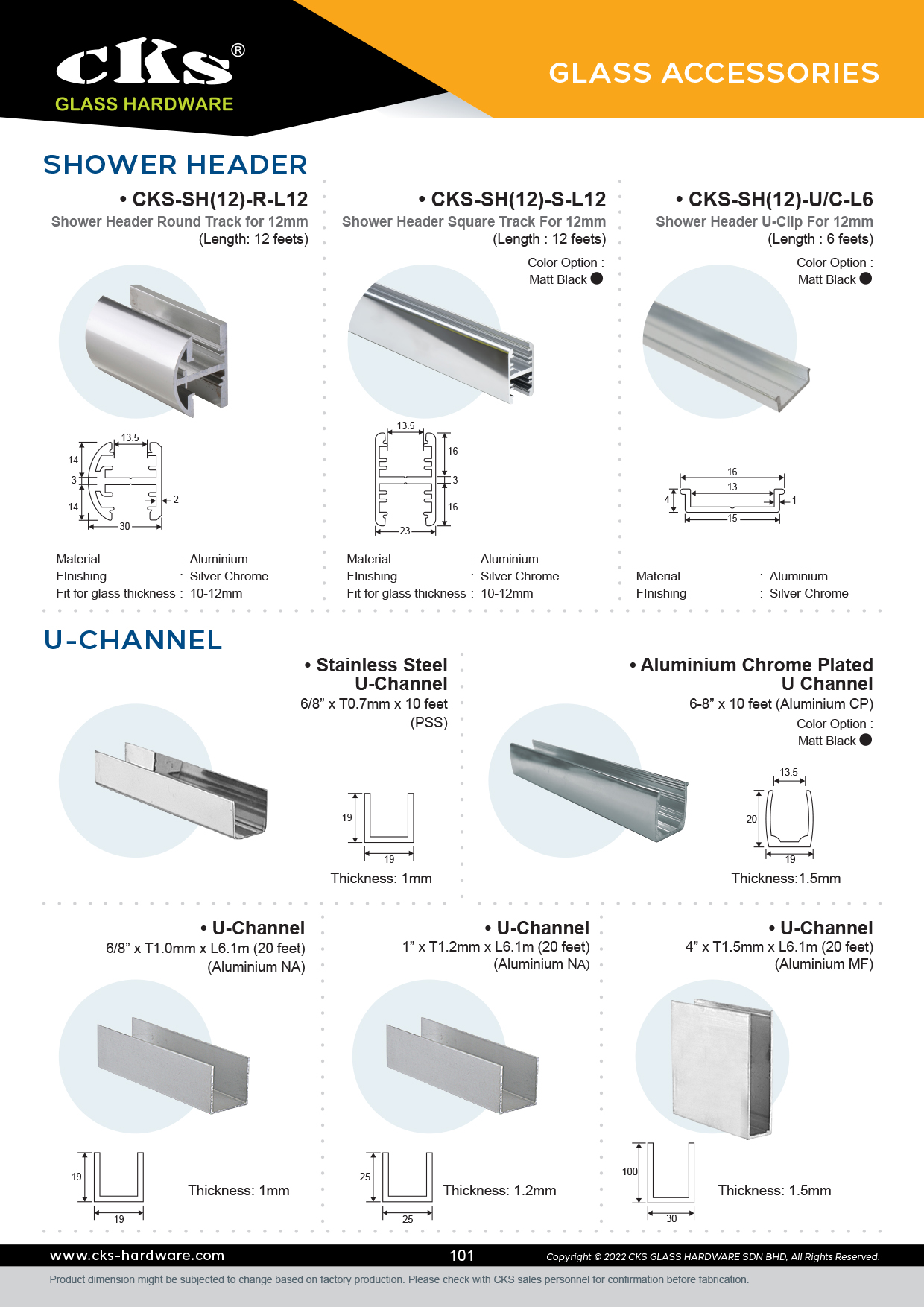 CKS Glass Hardware Glass Accessories Malaysia Supplier