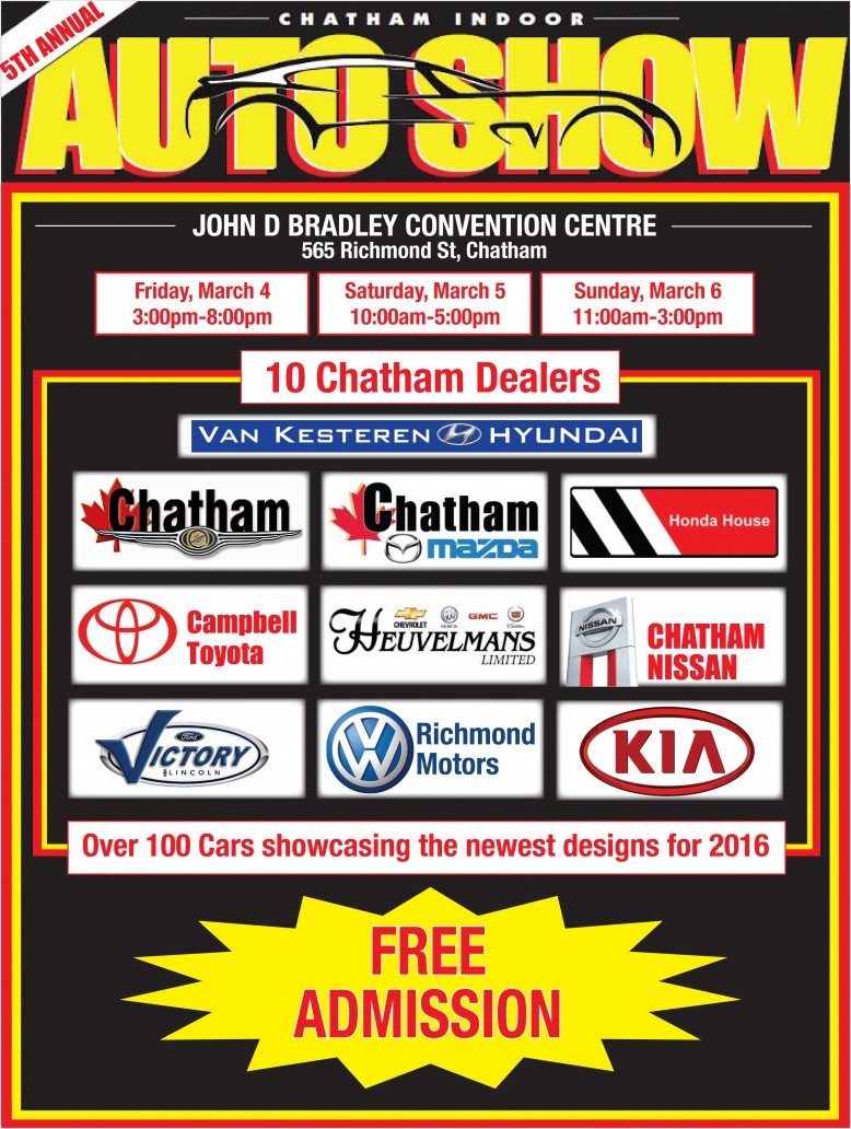 Chatham Indoor Auto Show CK Today Travel Guide & Calendar