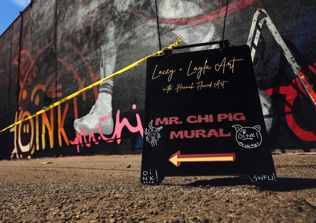 On Art Mr. Chi Pig Memorial Mural Nears Completion Listen CKUA