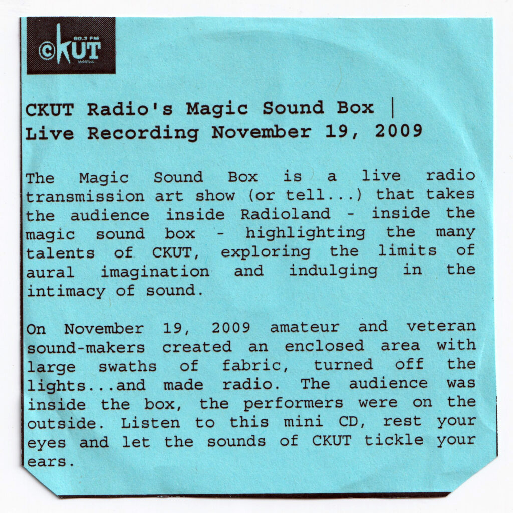 Radio Is Dead Categories CKUT 90.3 FM