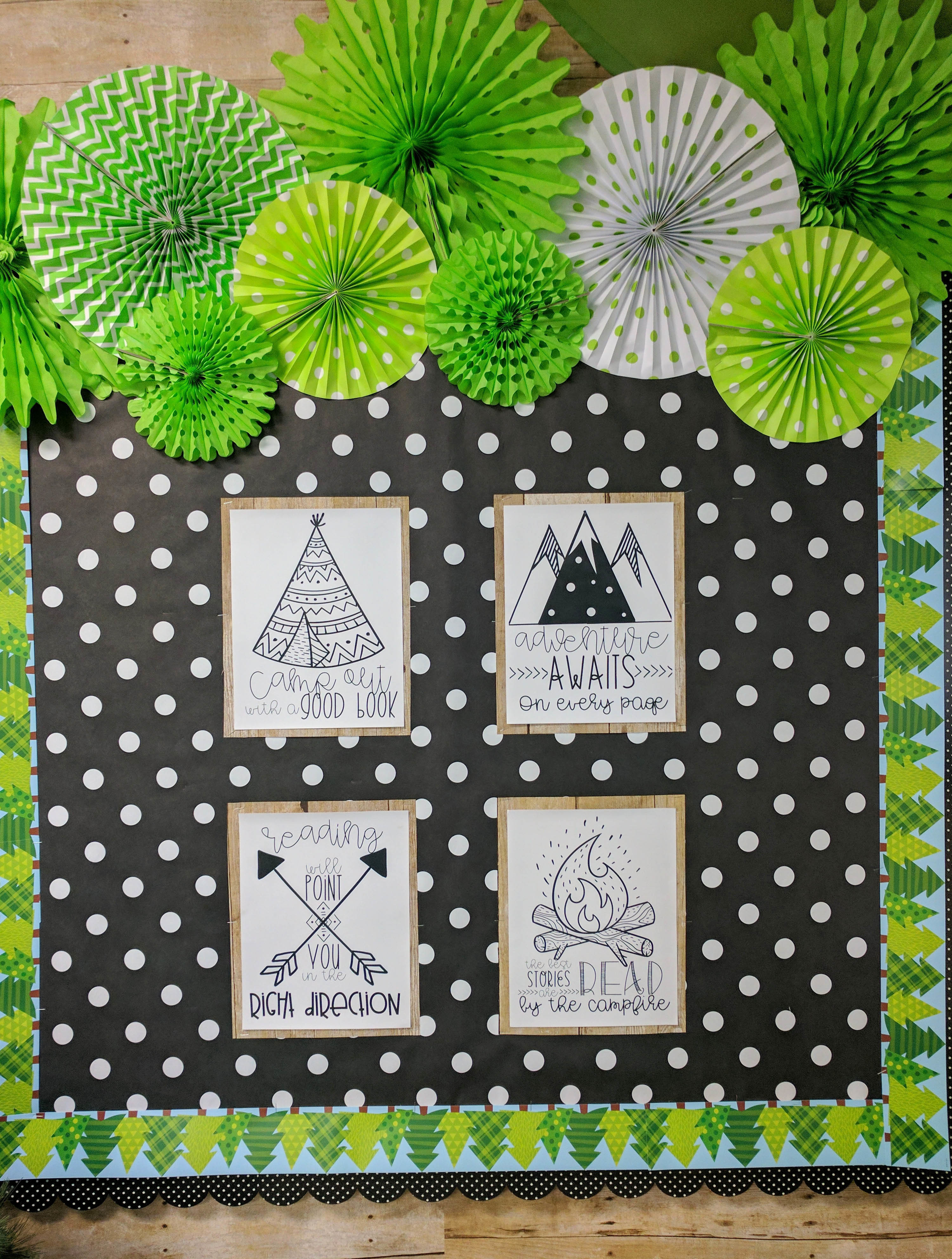 camping bulletin board Fun365