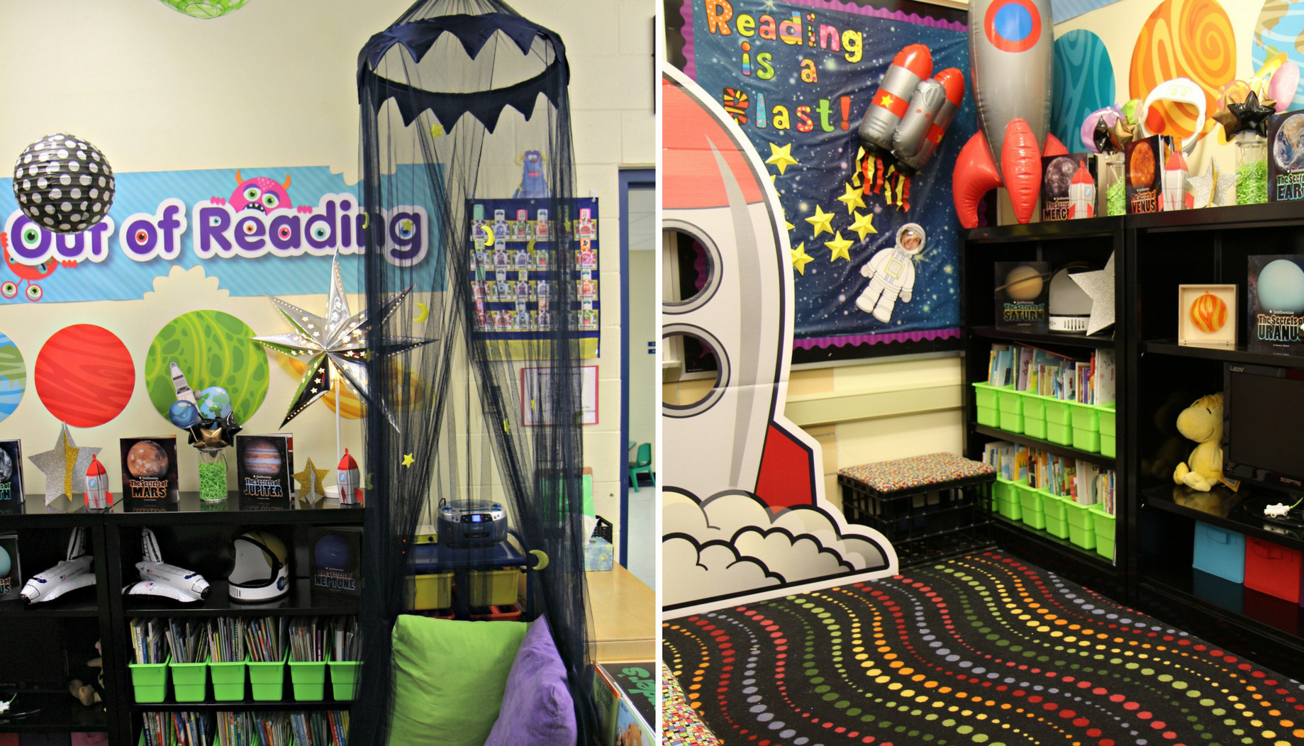 Space Themed Classroom Library Fun365