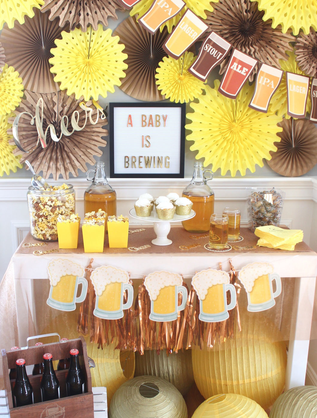 A Baby is Brewing Beer Themed Baby Shower Fun365