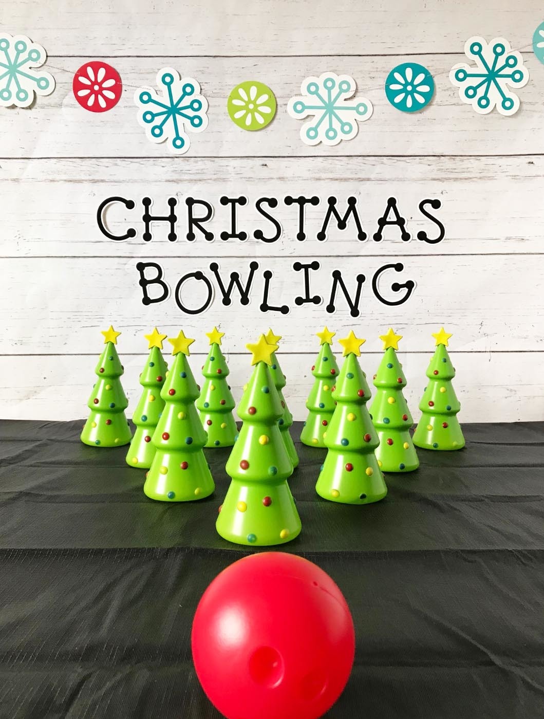 Home & Kitchen Children's Party Supplies Holiday Christmas Tree Bowling