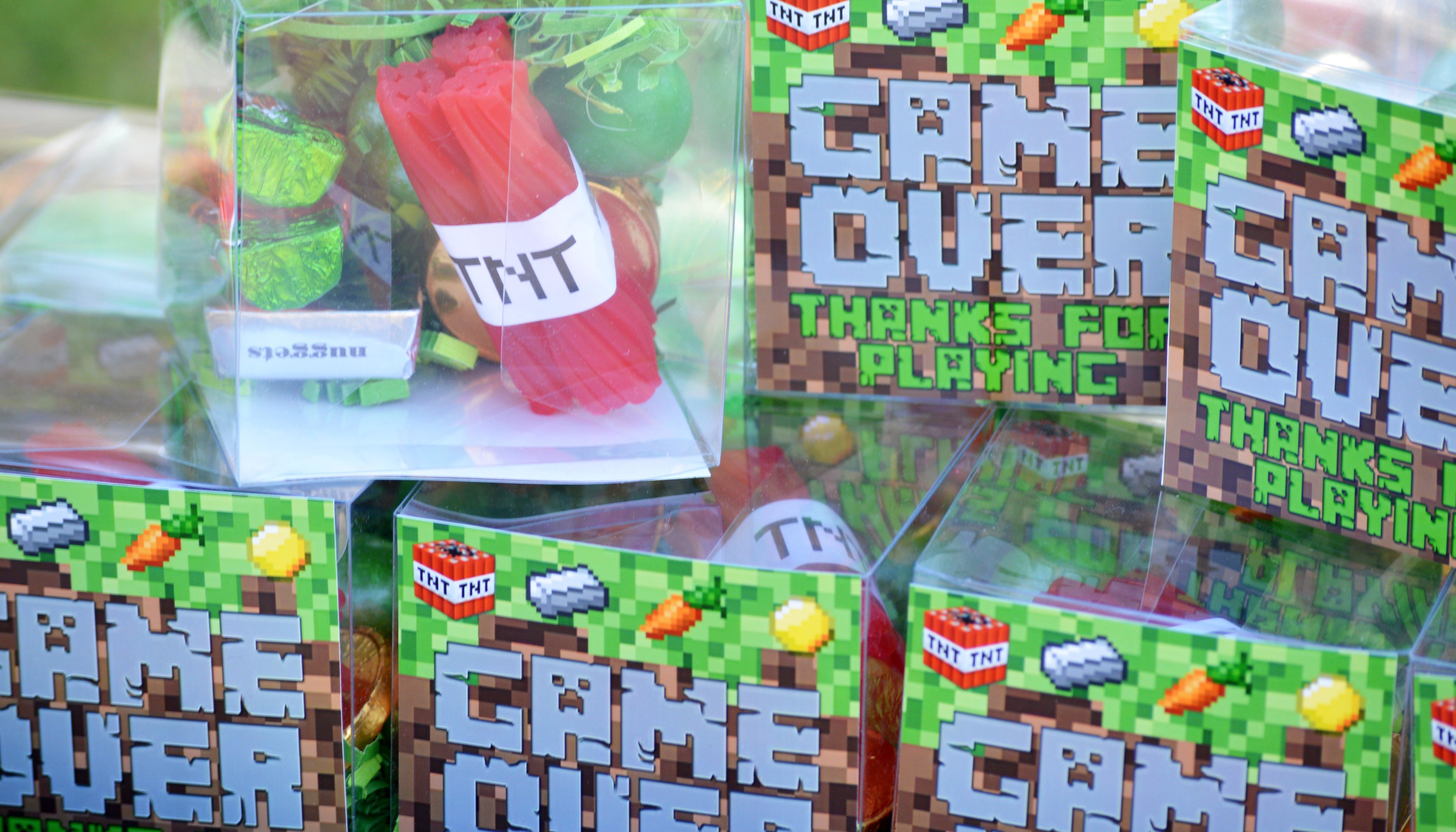 Minecraft Party Favor Ideas