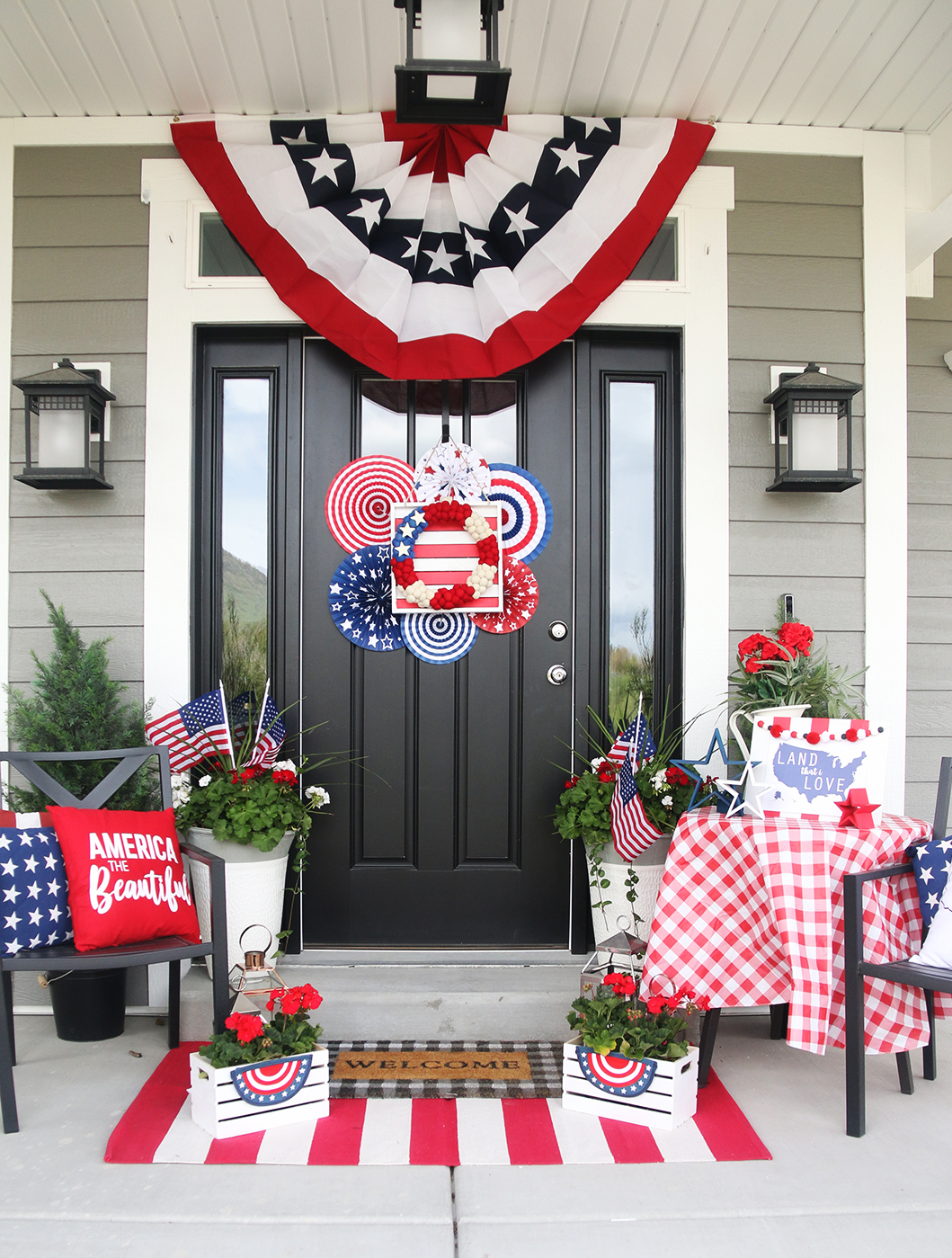 Easy 4th of July Front Porch Decorating Ideas Fun365